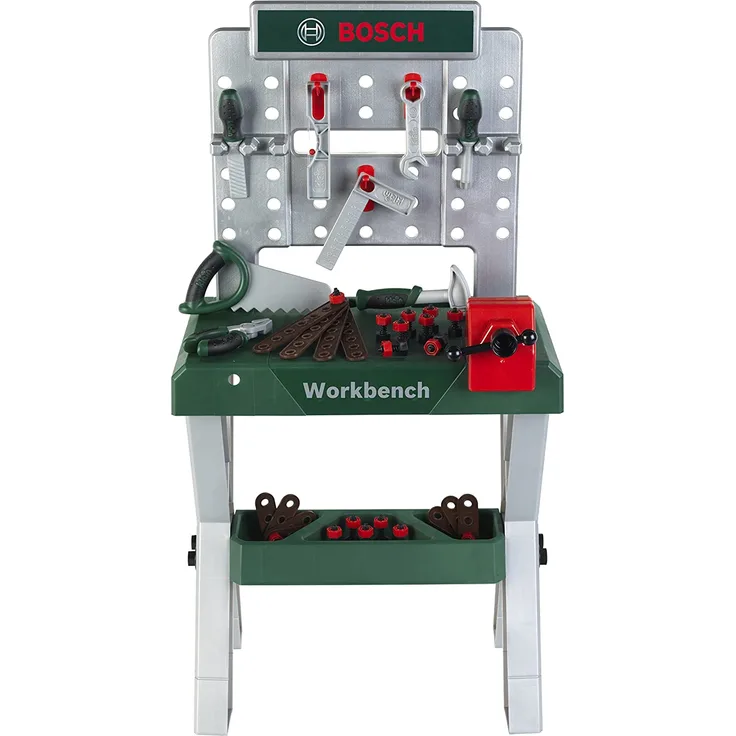 Theo Klein 8656 - Theo Bosch Werkbank X-Bein Neu, Baukästen, Spielwerkzeug