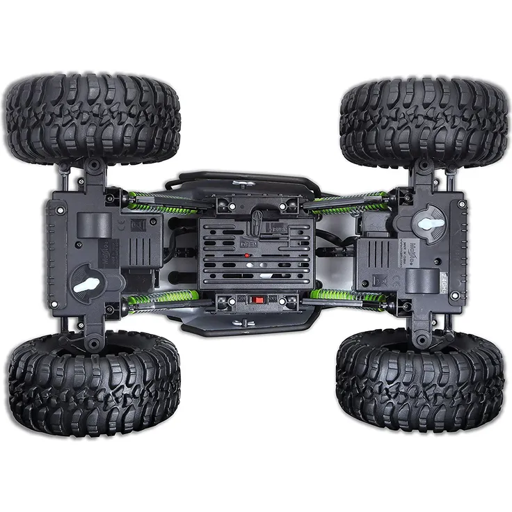 Maisto Tech R/C Rock Crawler Pro Series: Ferngesteuertes Auto in Monstertruck-Ausführung, mit Allradantrieb und Pistolengriff-Fernsteuerung, 38 cm, schwarz (581334) – Bild 9