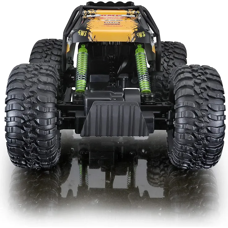 Maisto Tech R/C Rock Crawler Pro Series: Ferngesteuertes Auto in Monstertruck-Ausführung, mit Allradantrieb und Pistolengriff-Fernsteuerung, 38 cm, schwarz (581334) – Bild 3