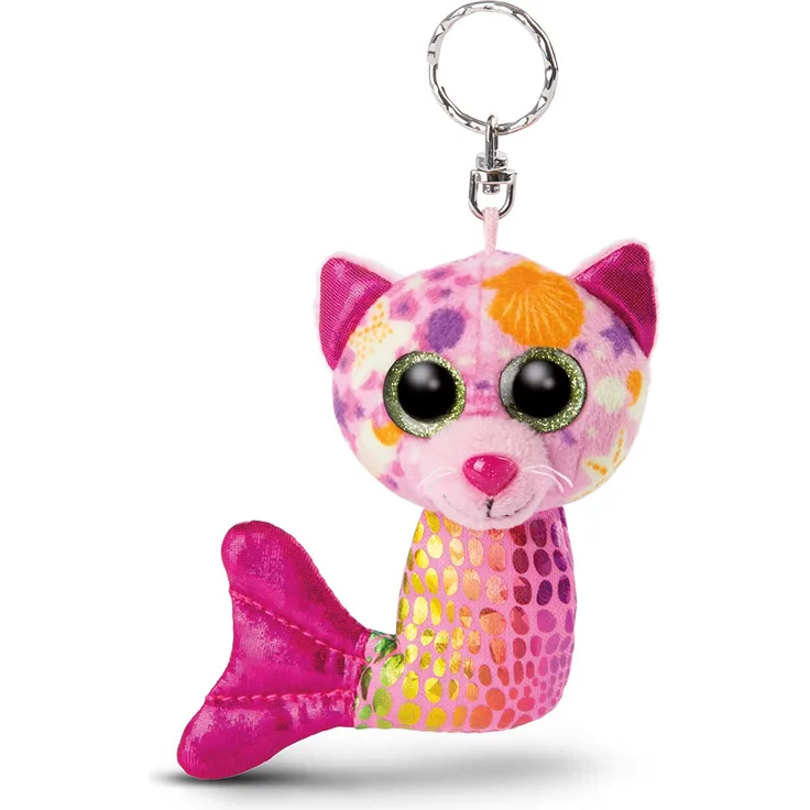 NICI Glubschis Meerjungfrau Katze Aqua-Marie 11cm Schlüsselanhänger
