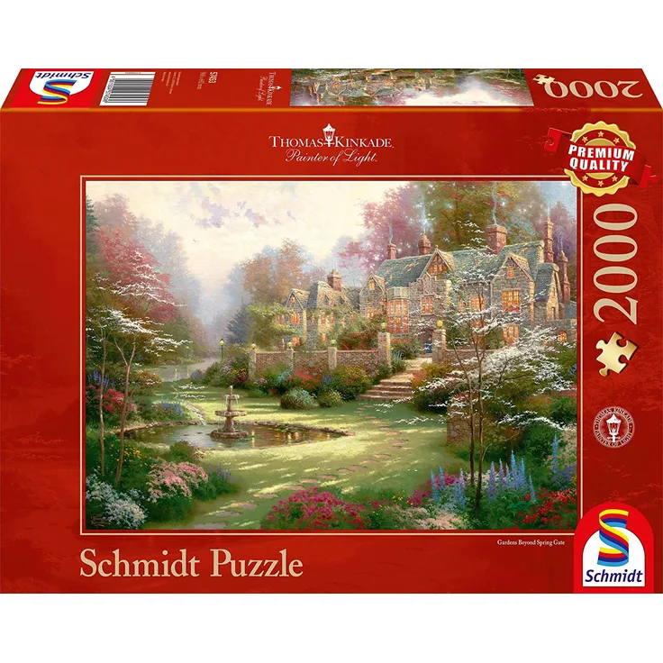 Schmidt Spiele Puzzle 2000 Teile Kinkade-Landsitz