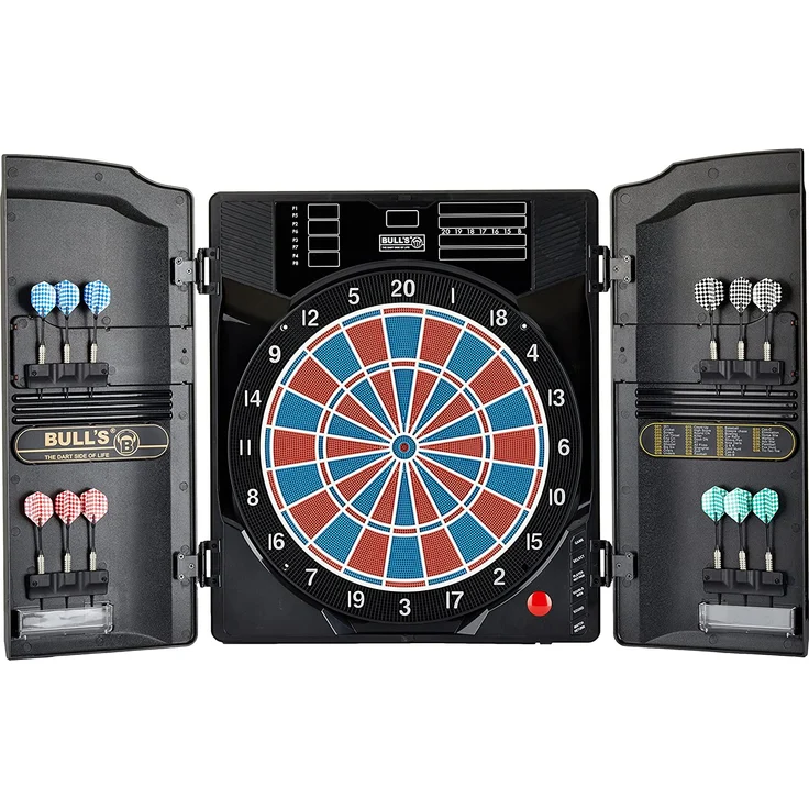 BULL'S RB Master Score Russ Bray Sound Elektronik Dartboard, Schwarz, 58 cm x 100 cm – Bild 1