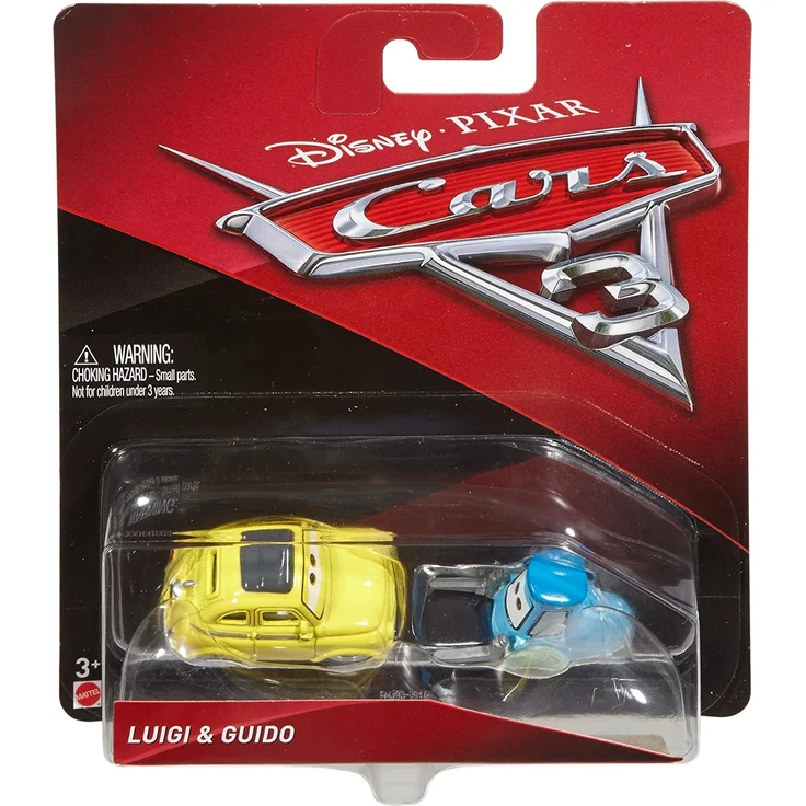 Mattel Disney Cars FJH93 - Disney Cars 3 Die-Cast Guido und Luigi – Bild 7
