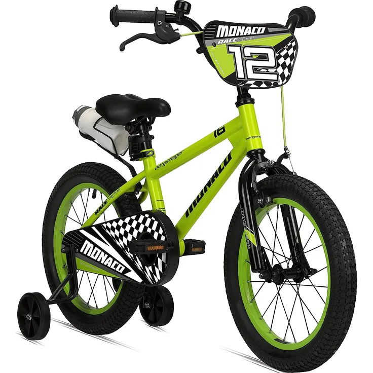 Bergsteiger Kinderfahrrad Monaco, 1 Gang, 12 Zoll, RH 20 cm, grün