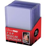 25 Ultra Pro Toploader - Ultra Clear - Regular - Top Loader - 3' x 4'