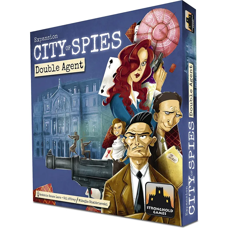 Stronghold Games STG07060 Brettspiel City of Spies: Double Agents Expansion