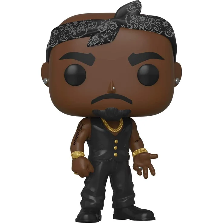 Funko POP Rocks: Tupac - Tupac, Einheitsgröße, Multicolour - Preisvergleich – Bild 1