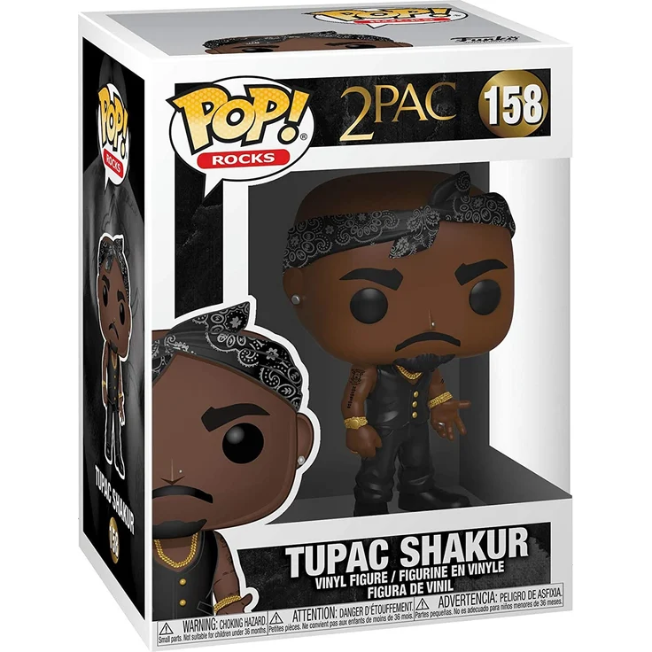 Funko POP Rocks: Tupac - Tupac, Einheitsgröße, Multicolour - Preisvergleich – Bild 3