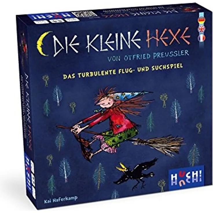 HUCH! 880390 Die kleine Hexe-Das turbulente Flug-und Suchspiel Memospiel