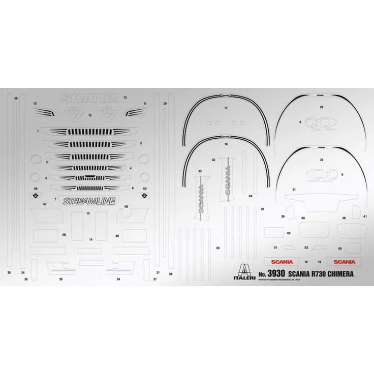 Italeri 3930 1:24 Scania R730 Streamline Chimera – Bild 5