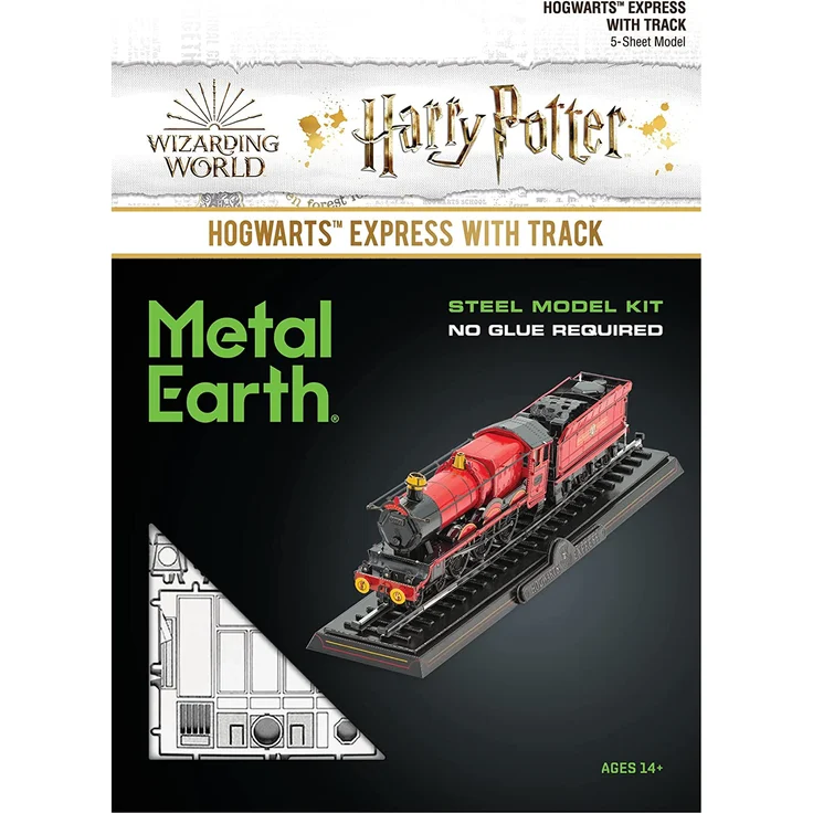 Metal Earth: Harry Potter Hogwarts Express Train mit Schienen (colored) – Bild 6