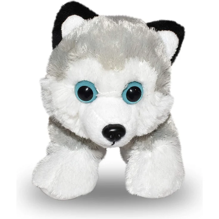 Wild Republic Hug'ems Plüschtier, Kuscheltier, Hund Husky 18cm – Bild 2