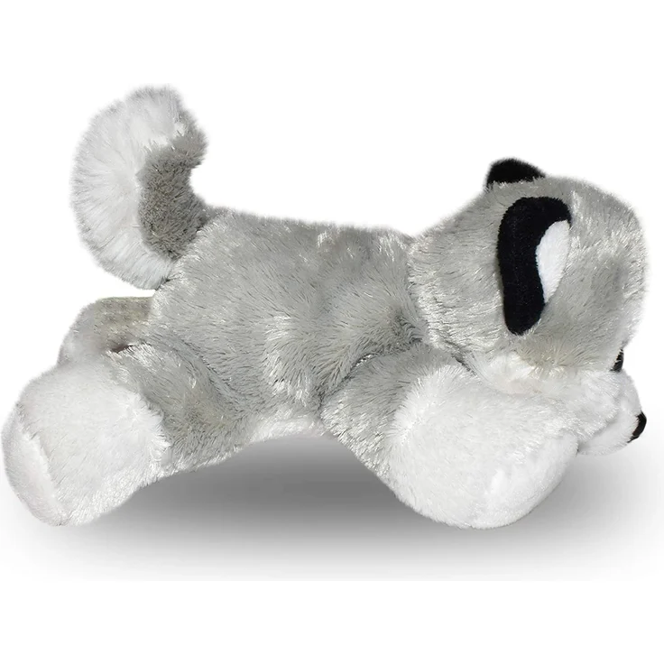 Wild Republic Hug'ems Plüschtier, Kuscheltier, Hund Husky 18cm – Bild 5