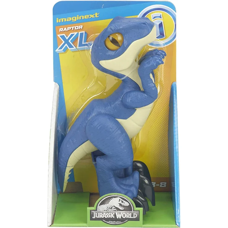 Fisher-Price Imaginext GWP07 - Jurassic World 3 XL Dino Raptor, extragroße Dinosaurierfigur für Vorschulkinder, Dinosaurier Spielzeug von 3 bis 8 Jahren - Preisvergleich – Bild 6