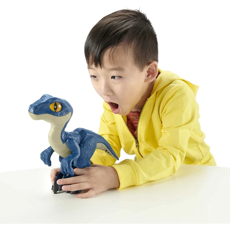 Fisher-Price Imaginext GWP07 - Jurassic World 3 XL Dino Raptor, extragroße Dinosaurierfigur für Vorschulkinder, Dinosaurier Spielzeug von 3 bis 8 Jahren - Preisvergleich – Bild 2