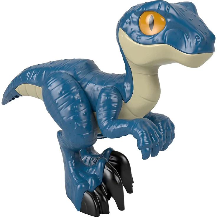 Fisher-Price Imaginext GWP07 - Jurassic World 3 XL Dino Raptor, extragroße Dinosaurierfigur für Vorschulkinder, Dinosaurier Spielzeug von 3 bis 8 Jahren - Preisvergleich – Bild 3