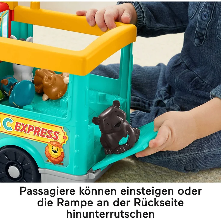 Mattel Fisher-Price Little People Großer ABC Tierfreunde Zug (D) – Bild 5