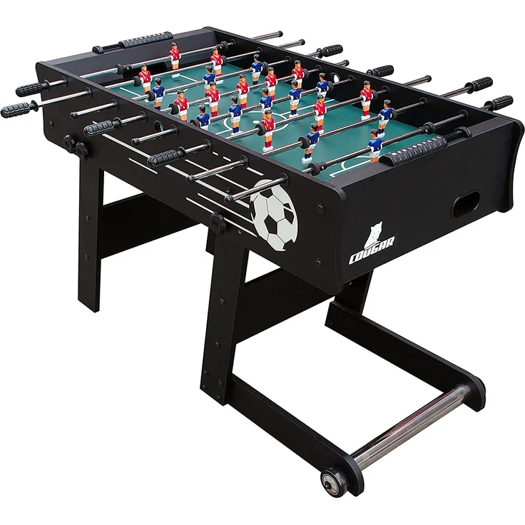 tischfußball 121 x 61 x 81 cm schwarz – Bild 2