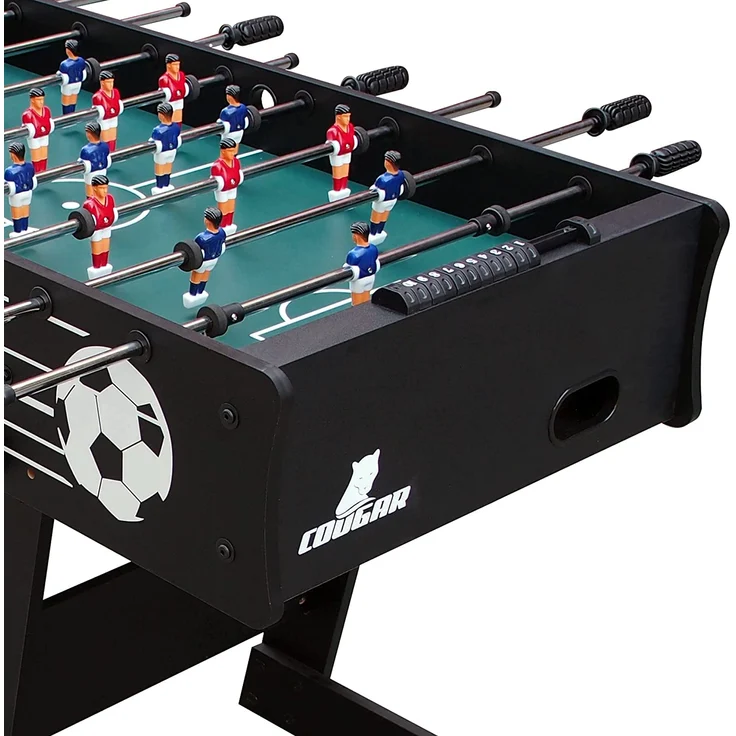 tischfußball 121 x 61 x 81 cm schwarz – Bild 6