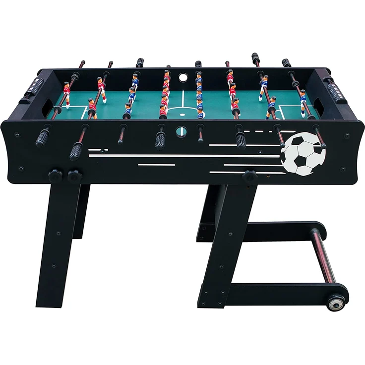 tischfußball 121 x 61 x 81 cm schwarz – Bild 3
