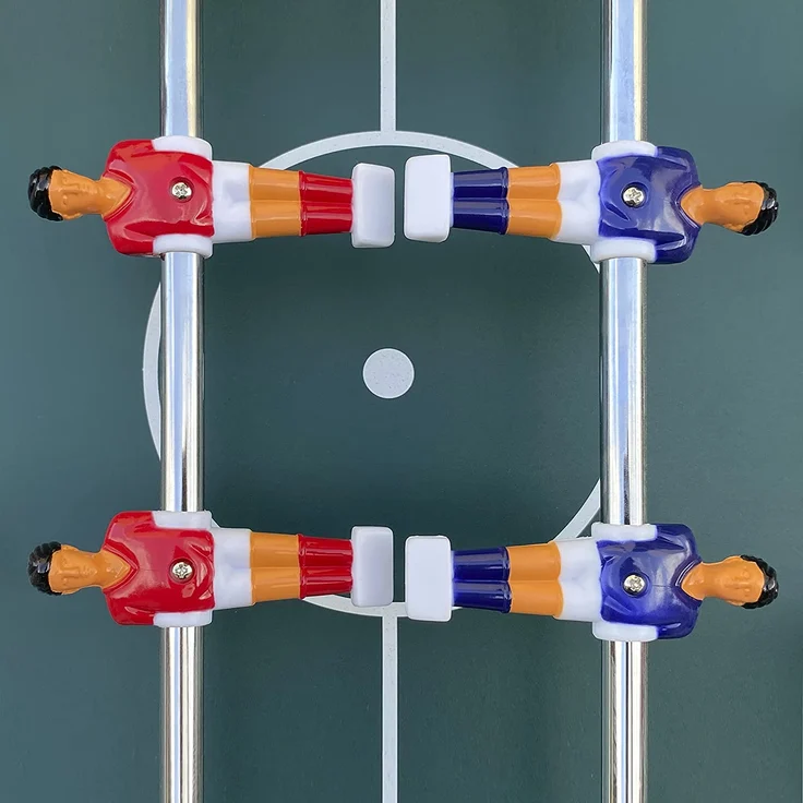 tischfußball 121 x 61 x 81 cm schwarz – Bild 8