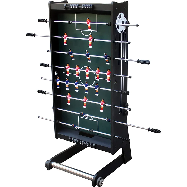 tischfußball 121 x 61 x 81 cm schwarz – Bild 5