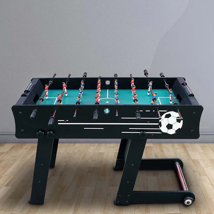 tischfußball 121 x 61 x 81 cm schwarz – Bild 9