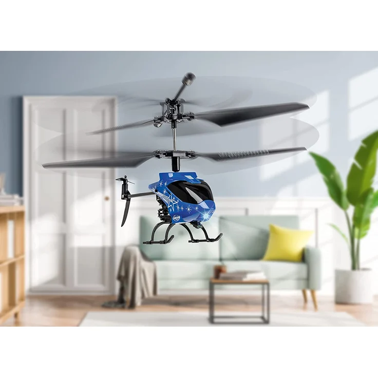 Carson 500507165 Starter Tyrann 230 IR 2Ch RTF Cyan Helikopter, Hubschrauber, für Einsteiger, RC Heli, ferngesteuertes Spielzeug, Night Blue – Bild 5
