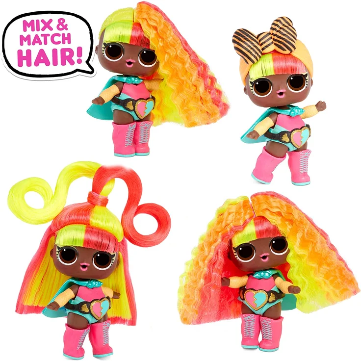 LOL Surprise Sammelpuppen für Mädchen - Mit 15 Überraschungen und verschiedenen Frisuren - #Hairvibes Dolls – Bild 5