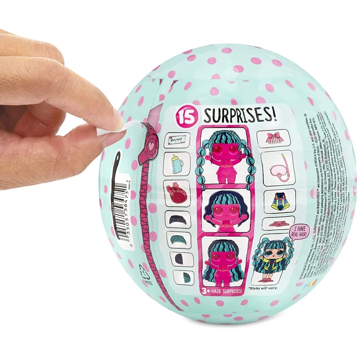 LOL Surprise Sammelpuppen für Mädchen - Mit 15 Überraschungen und verschiedenen Frisuren - #Hairvibes Dolls – Bild 2