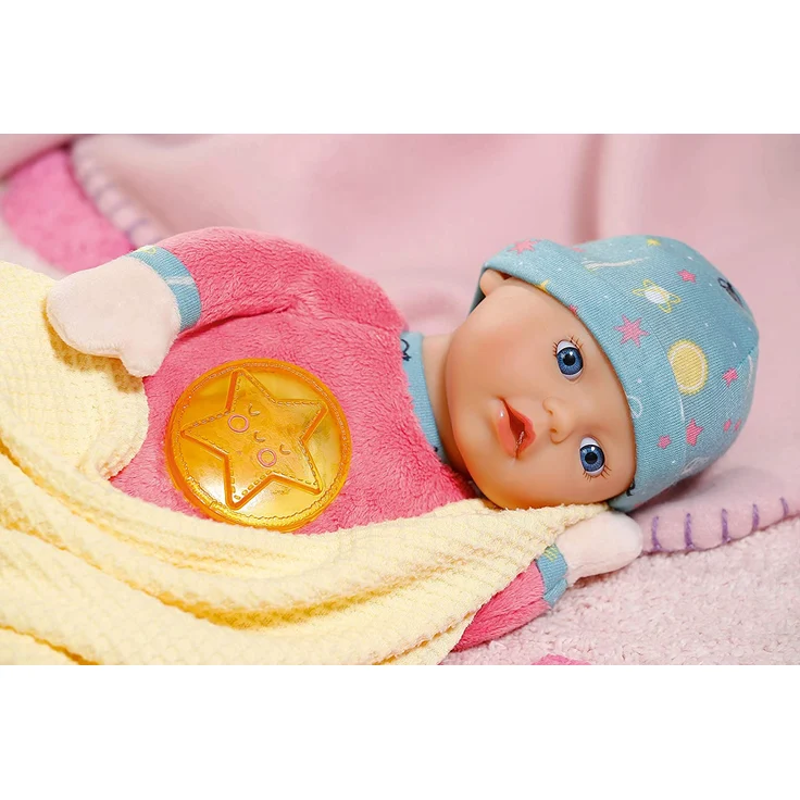 Zapf Creation 827864 BABY born Nightfriends for Babies Stoffpuppe ab Geburt mit Licht- und Musikfunktion, 30 cm – Bild 3