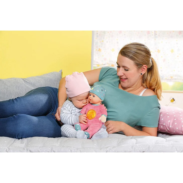 Zapf Creation 827864 BABY born Nightfriends for Babies Stoffpuppe ab Geburt mit Licht- und Musikfunktion, 30 cm – Bild 7