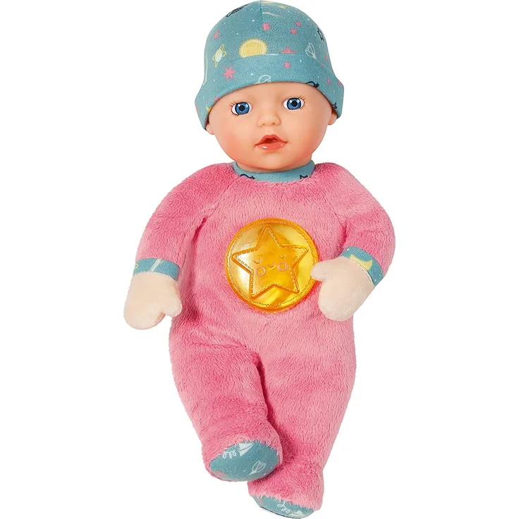 Zapf Creation 827864 BABY born Nightfriends for Babies Stoffpuppe ab Geburt mit Licht- und Musikfunktion, 30 cm