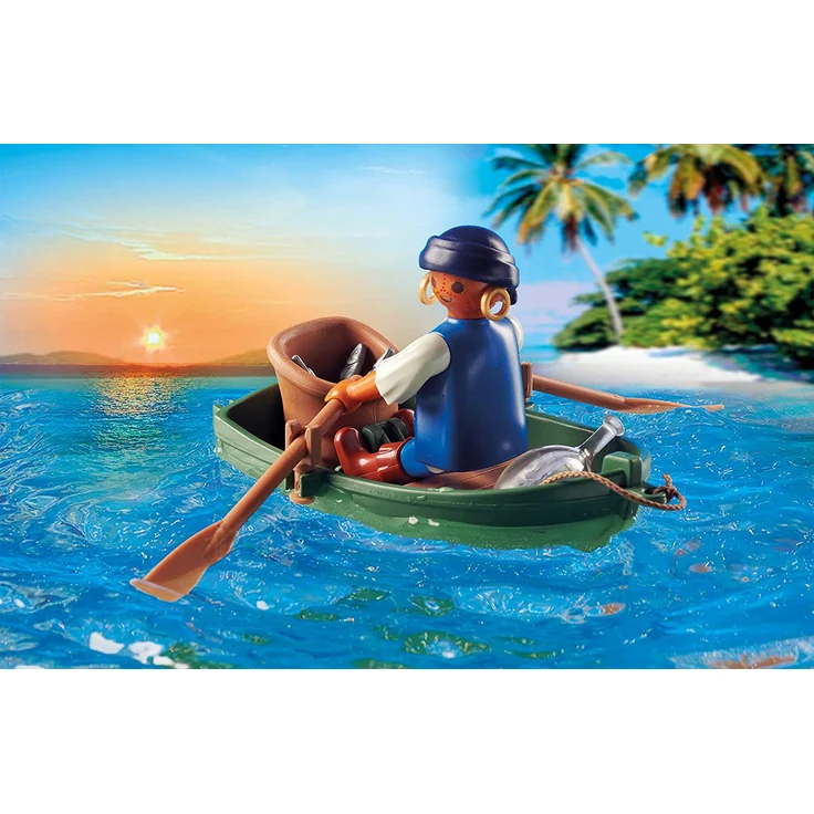PLAYMOBIL 70150 Pirates Mitnehm-Pirateninsel, bunt – Bild 4