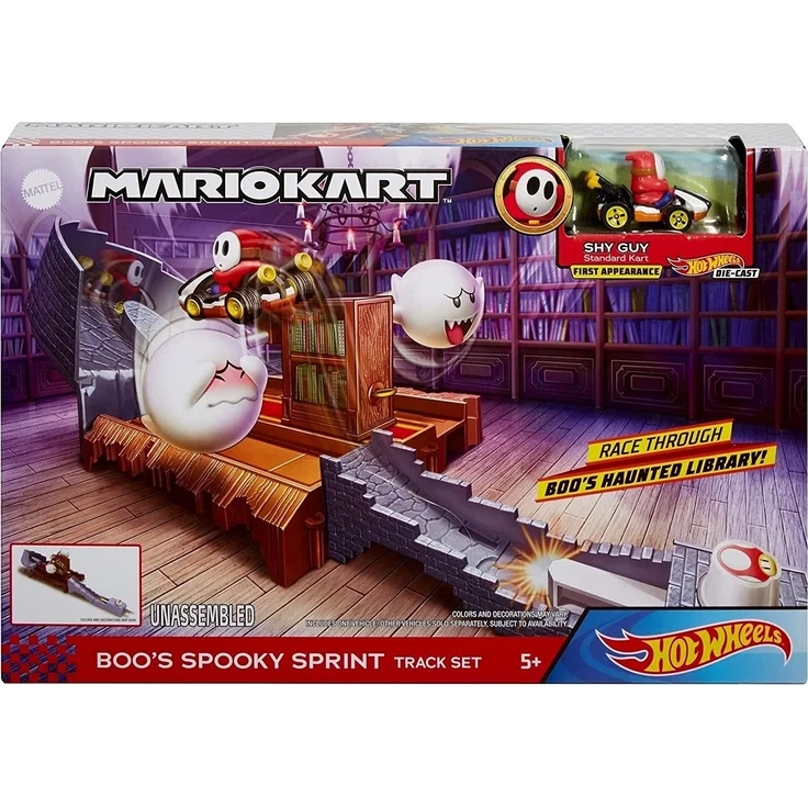 Hot Wheels Mario Kart Boo' Huus Gruseltrack Bahn – Bild 9