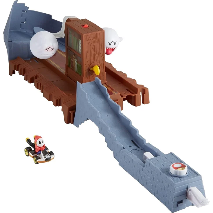 Hot Wheels Mario Kart Boo' Huus Gruseltrack Bahn – Bild 1
