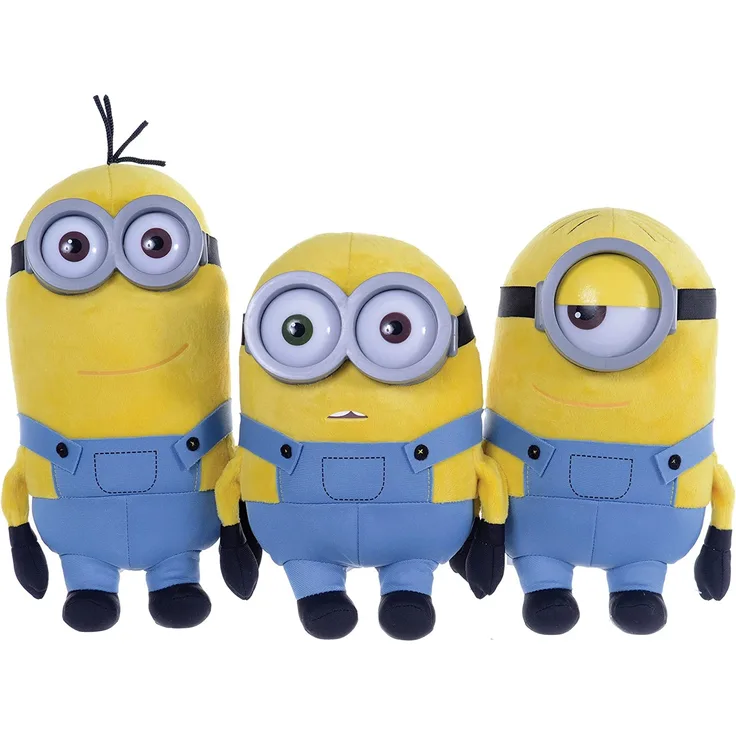 Minions Plüschfigur Gr. 3(ca. 28cm) Bob, Kevin oder Stuart (sortiert)