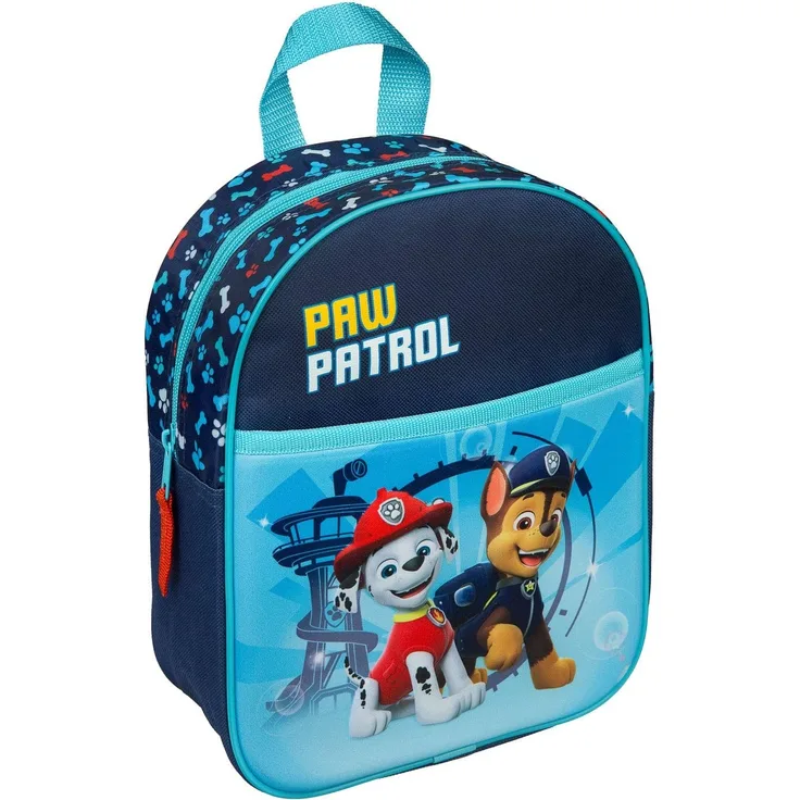 Undercover Rucksack mit 3D Fronttasche, Paw Patrol, für Kindergarten und Freizeit, ca. 28 x 20 x 10,5 cm, 65957531, Blau