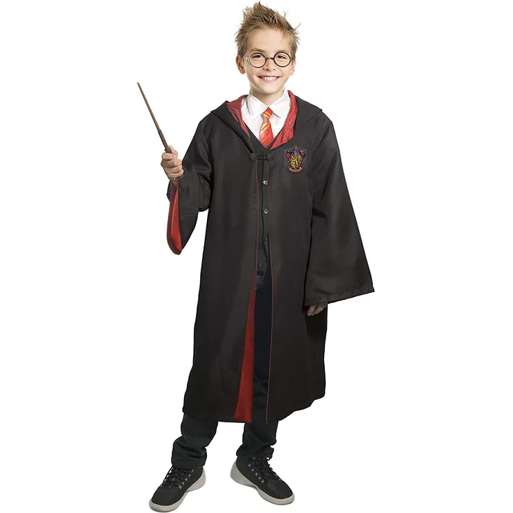 Harry Potter Deluxe Costume (Cape shirt glasses and tie) - 5-7 years