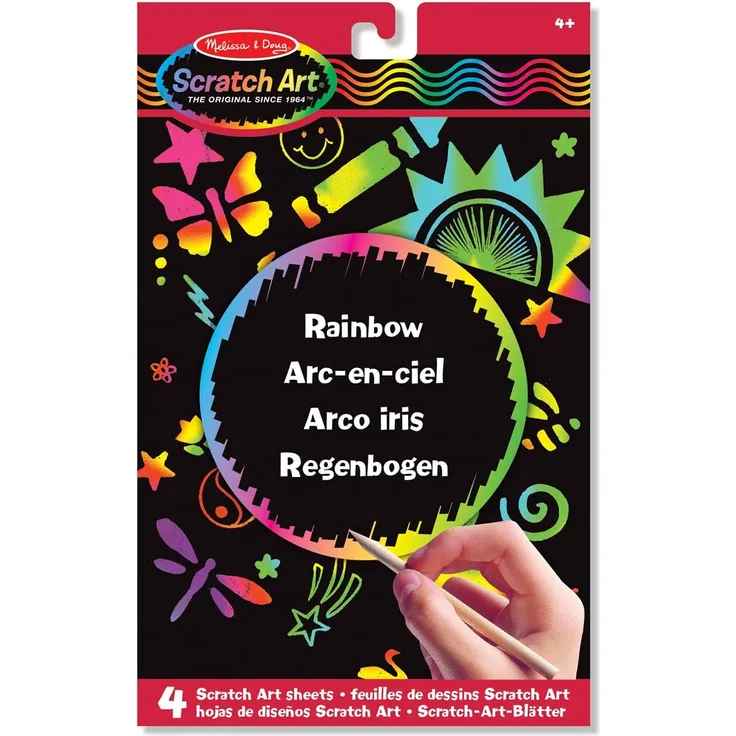 Melissa & Doug Scratch Art Regenbogen