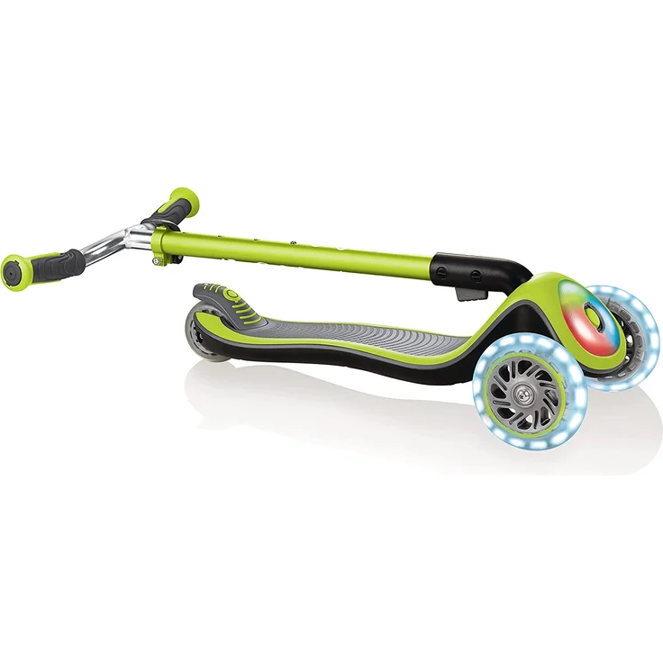 Scooter Globber Elite Prime grün mit Leuchtrollen u. Leuchtdeck – Bild 6