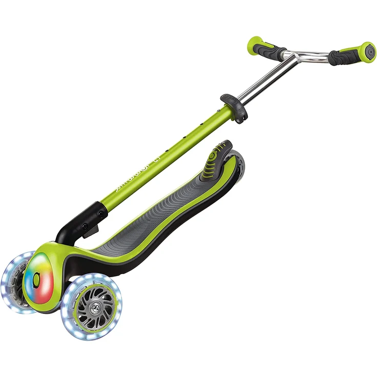 Scooter Globber Elite Prime grün mit Leuchtrollen u. Leuchtdeck – Bild 8