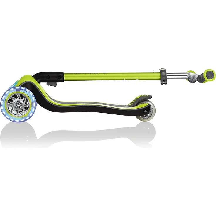 Scooter Globber Elite Prime grün mit Leuchtrollen u. Leuchtdeck – Bild 5
