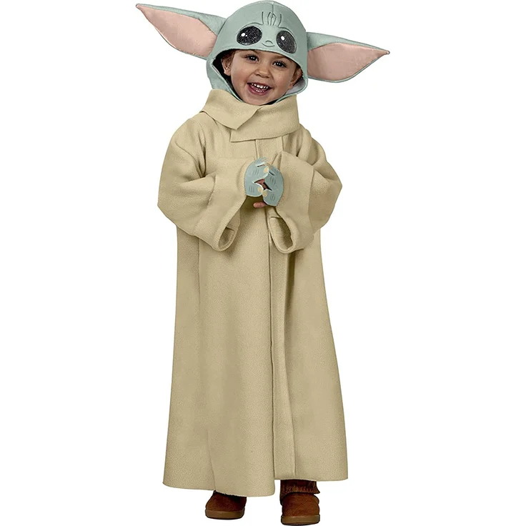 Rubie's - Offizielles Kostüm - Baby Yoda, für Kinder, ST-702202XS, Größe XS, 3-4 Jahre, Beige – Bild 1