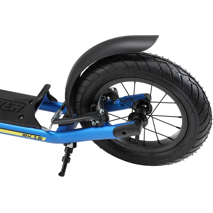 STAR SCOOTER Tretroller Kinderroller ab 8 Jahre | 16 Zoll 12 Zoll Mixed Edition | Blau – Bild 4