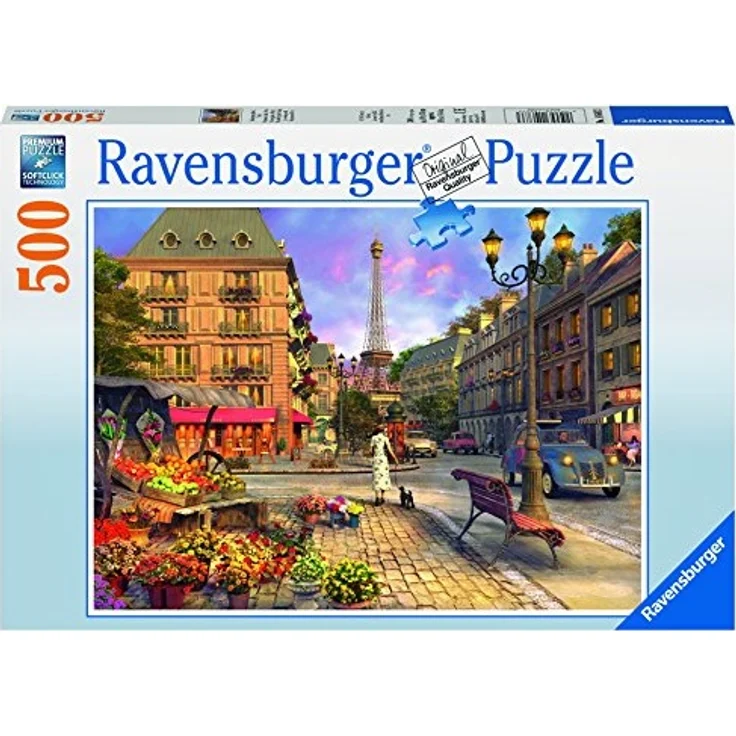 Ravensburger Puzzle Spaziergang durch Paris 500 Teile – Bild 1