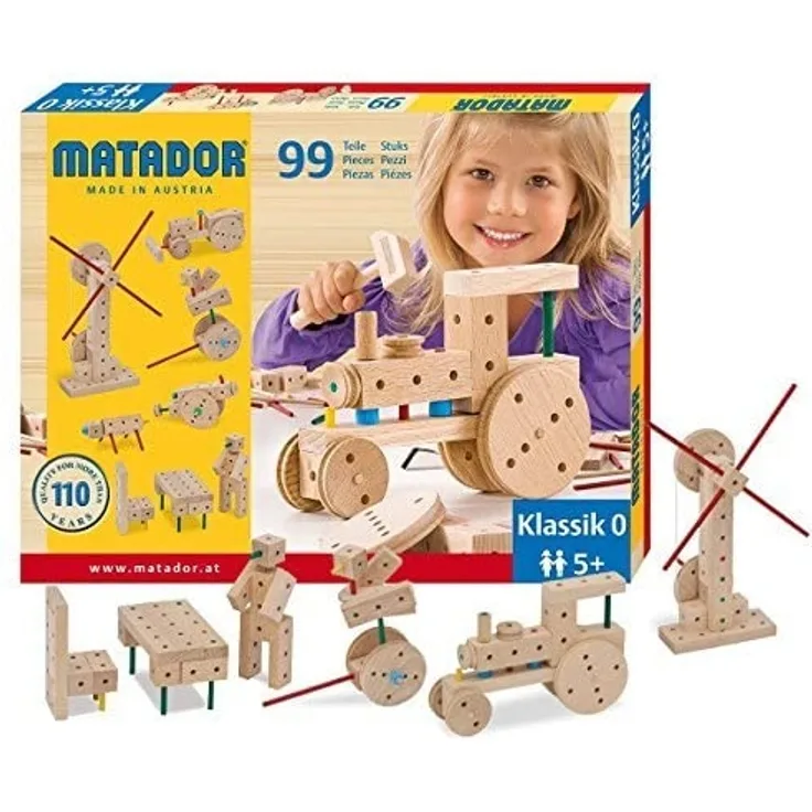 Matador Baukasten Klassik 0 ab 5 Jahre 99 Teile