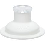 NUK 10255252 Push-Pull-Tülle Silikon für Sports Cup und Junior Cup, auslaufsicher, langlebig, hygienisch, Spülmaschinen geeignet, weiß, 1 Stück