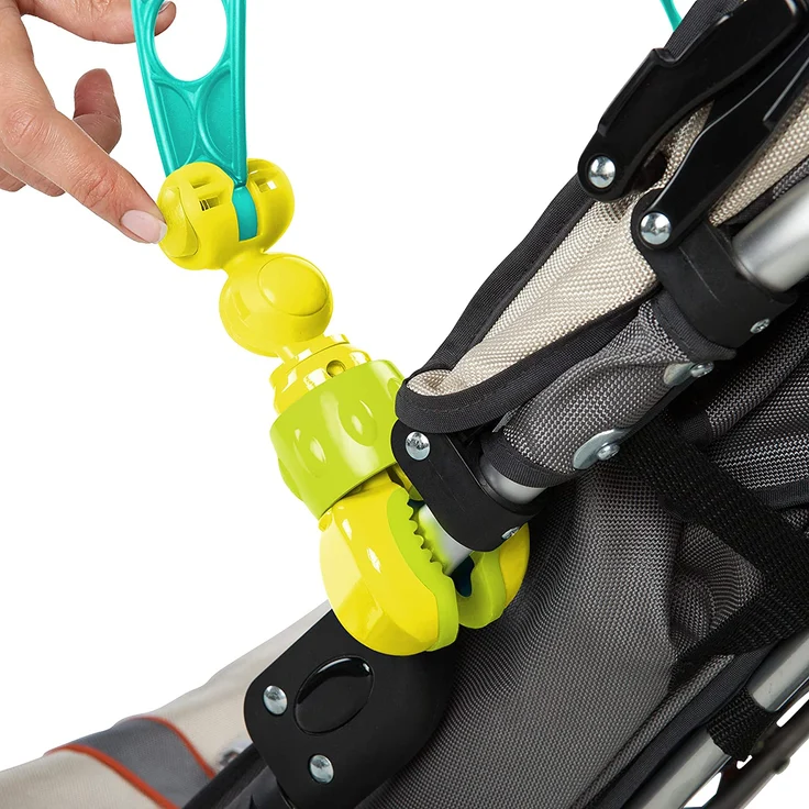 Bright Starts, Oball, Spielbogen für den Kinderwagen aus flexiblem, festem Oball-Material für einfaches Greifen – Bild 6