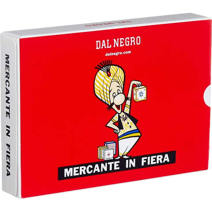 Dal Negro kartenspiel Mercante in Fiera 6,6 cm Karton rot 40 Stück